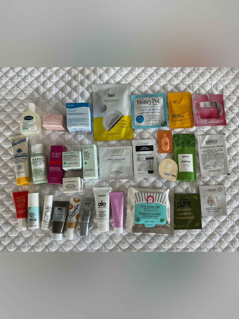 Bundle of Skin Care Deluxe Assorted Travel Samples x 30